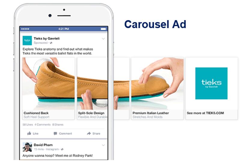 facebook carousel ads