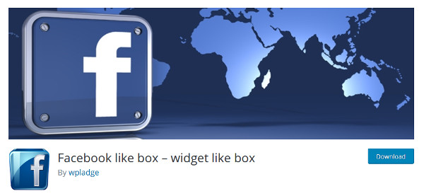 Facebook like box plugin