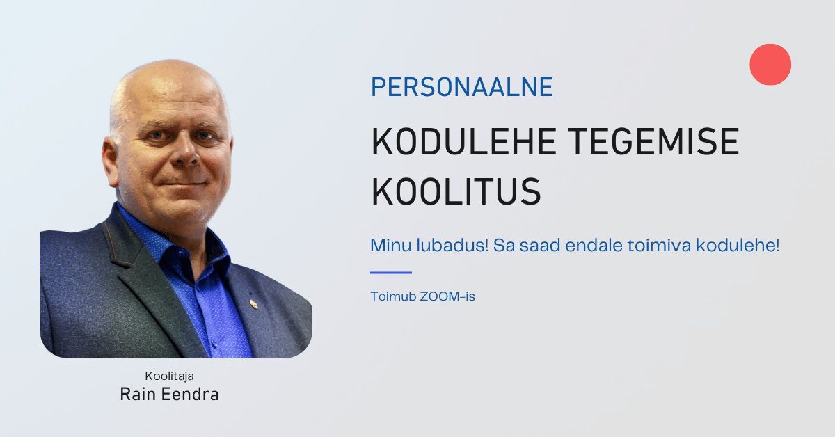 Kodulehe-koolitused